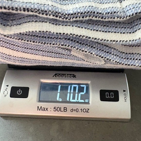 J Jill Modern Spectator Stripe Double Breasted Blazer Jacket Women XL Nautical - Picture 12 of 12